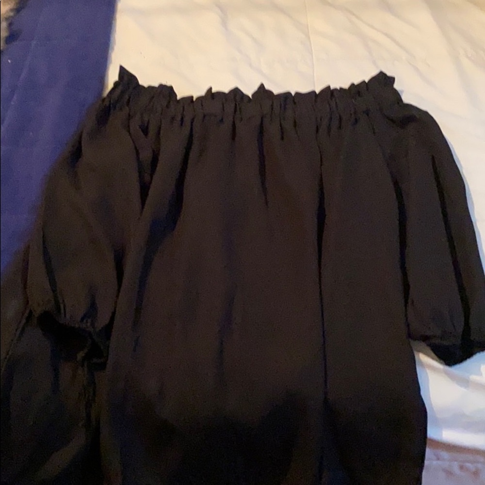 Sheer off the shoulders top